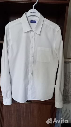 Рубашка белая р-р 158