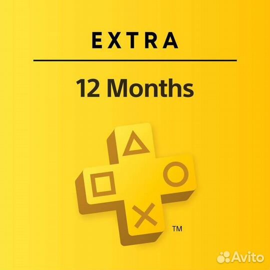 Подписка playstation plus extra 12 месяцев