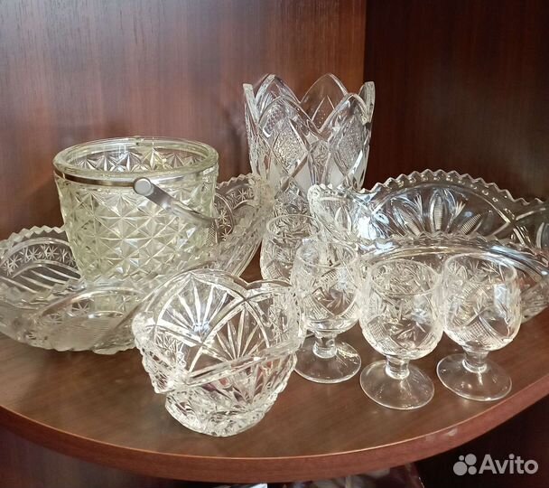 Хрустальная посуда времён СССР