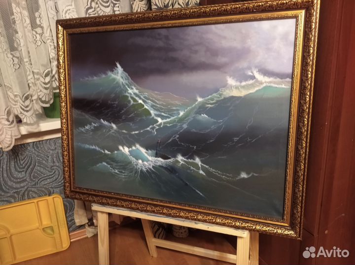 Картина маслом на холсте большая