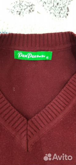 Жилетка школьная бордовая