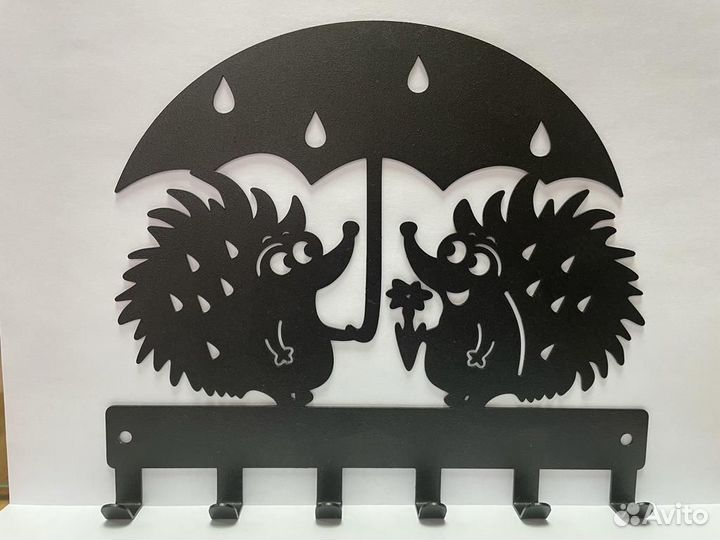 Ключница настенная металлическая