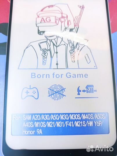 Стекло на samsung A20/30/50 M30/30S M40S A50S