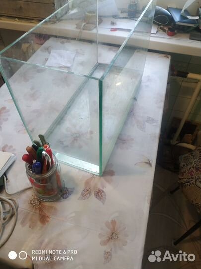 Аквариум для рыбок прямоугольный 23 литра. Бу