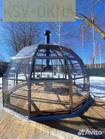 Мягкие окна для беседки