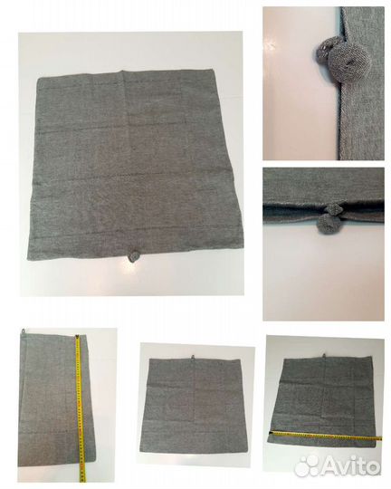 Подушка 1 шт, покрывало, наволочка на подушку