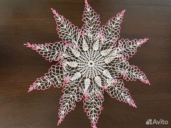 Салфетки, воротнички крючком