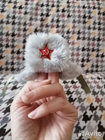 Шапка ушанка сувенирная