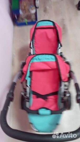 Коляска для кукол двойни