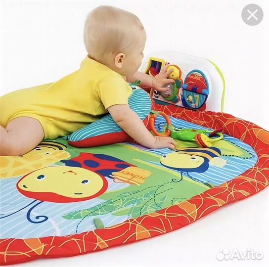 Развивающий коврик bright starts 2 в 1
