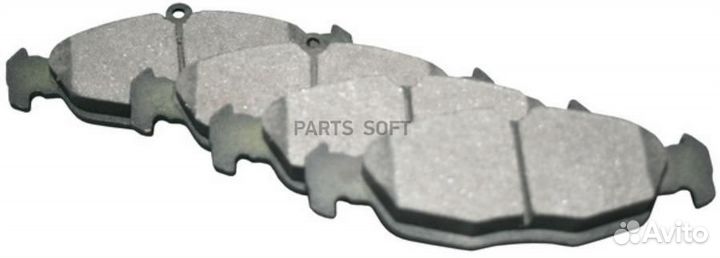 JP group 1263600810 Колодки тормозные дисковые пер