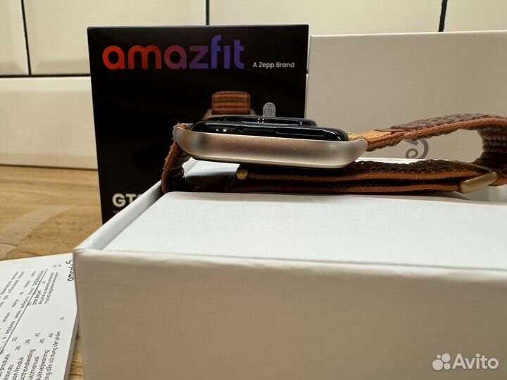 Смарт-часы amazfit GTS 4 Autumn Brown 44 мм