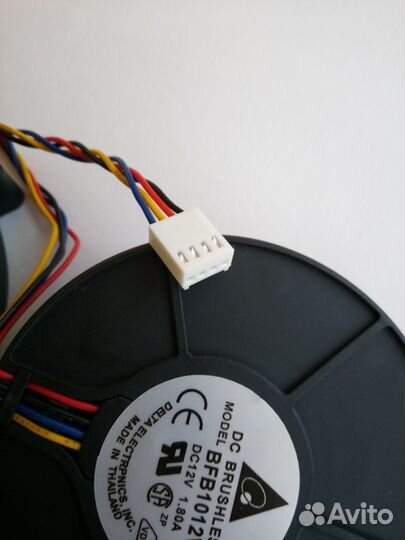 Вентилятор кулер улитка bfb1012vh 4-pin