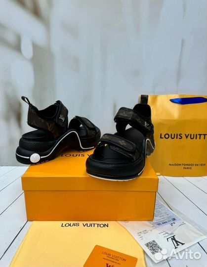 Босоножки louis vuitton кожа /36-40