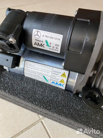 Пневмокомпрессор AMK Mercedes ML-класс W164