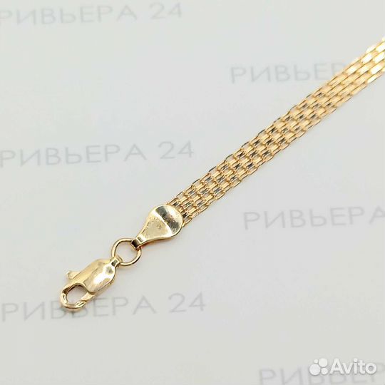 Золотой браслет женский 585 пробы 3.06 грамм