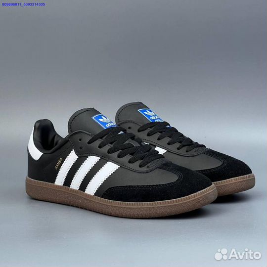 Кроссовки Adidas Samba Black (Арт.58335)