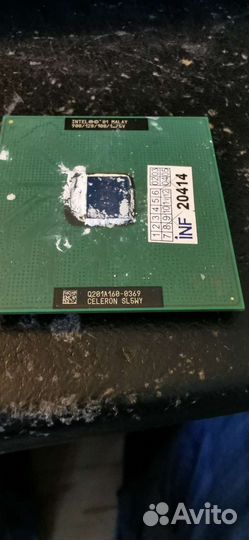 Процессор Celeron sl5wy 900 мгц