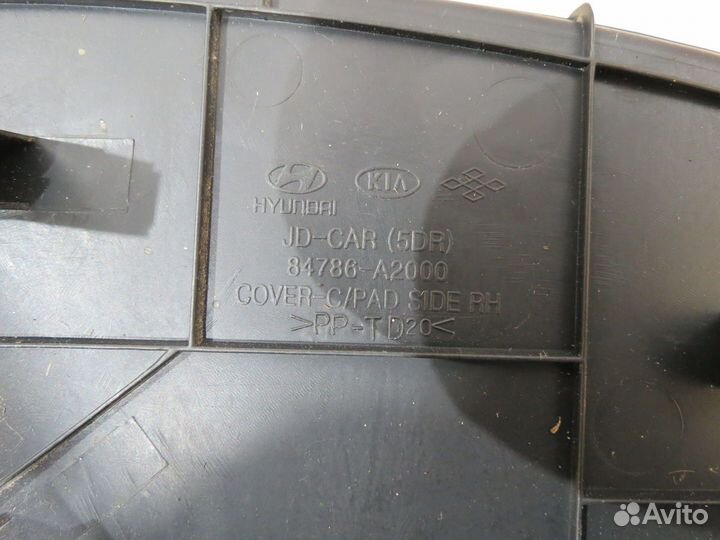 Накладка торпедо правая Kia Ceed 2 JD