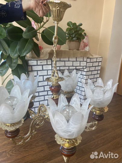 Люстра потолочная бу