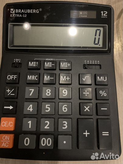 Калькулятор Brauberg extra-12-bk