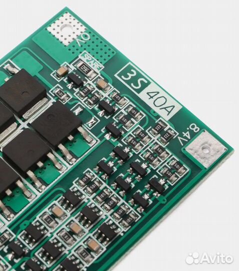 BMS плата защиты 3S li-ion 18650 12.6V 40A