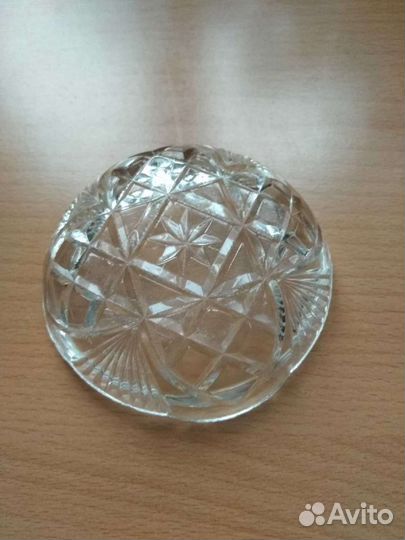 Богемия Чсср Хрусталь Розетка Богемия Хрустальная