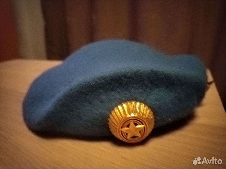Берет голубой вдв