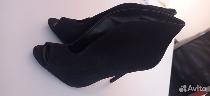 Ботильоны 39 женские натуральный велюр