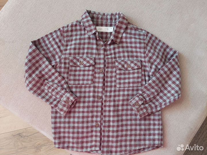 Рубашка zara 4-5лет