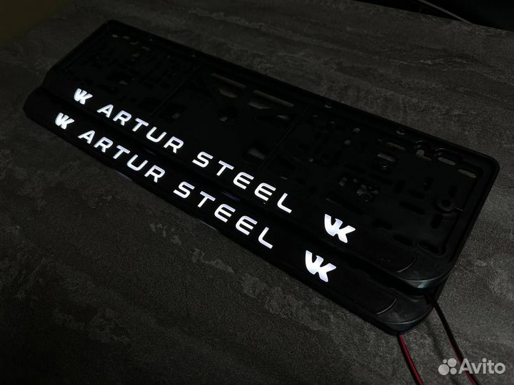 Рамка номера с подсветкой LED