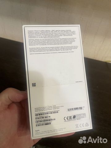 iPhone 11, 128 ГБ объявление продам