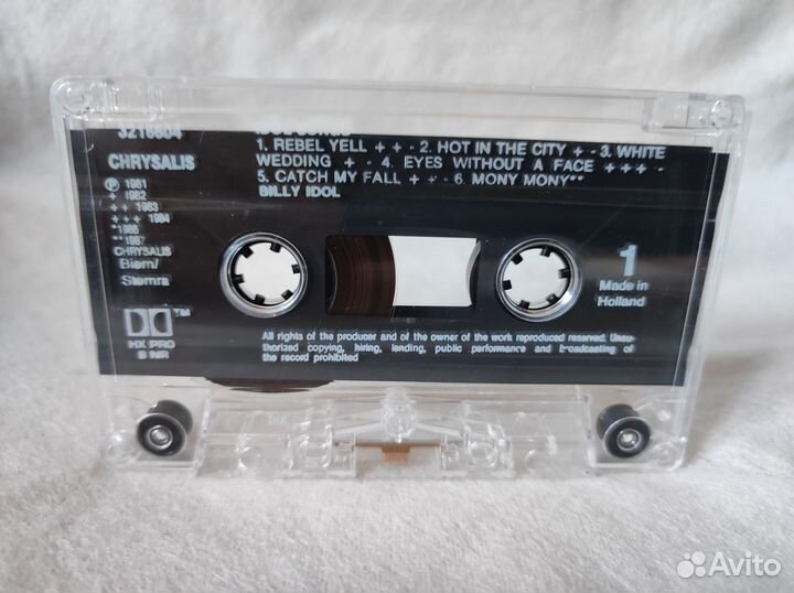 Аудиокассеты Billy Idol и Kim Wilde