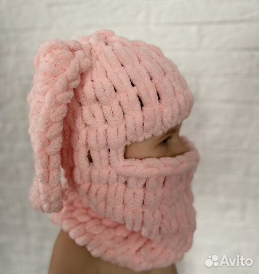 Шапка балаклава для девочки