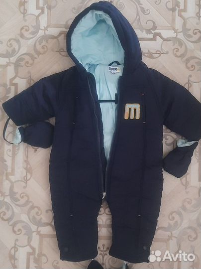 Кокон для новорожденных и комбинезон