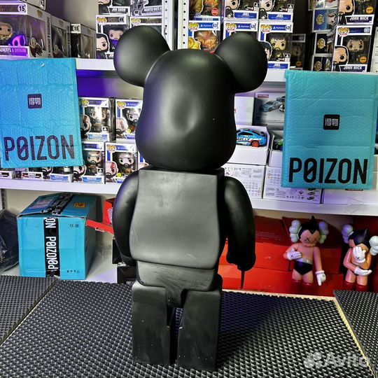 BearBrick 70см Черный 1000% Коллекционный