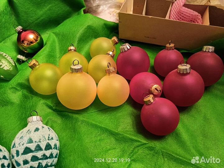 Елочные игрушки СССР гдр