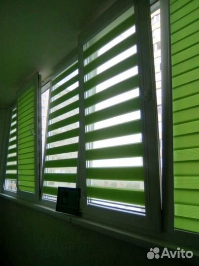 Рулонные шторы день ночь зебра D762H-F66131