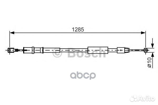 Трос стояночного тормоза 1987482026 Bosch