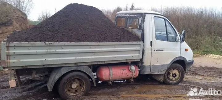 Чернозём грунт навоз щебень перегной земля дрова