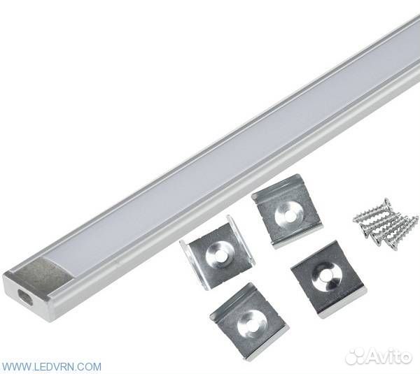 Алюминиевый профиль для светодиодной ленты 15х6