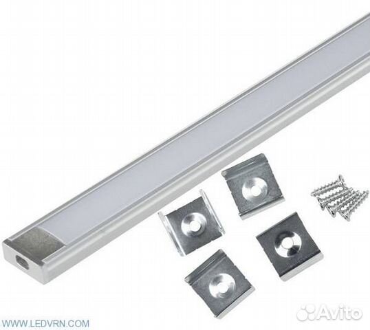 Алюминиевый профиль для светодиодной ленты 15х6