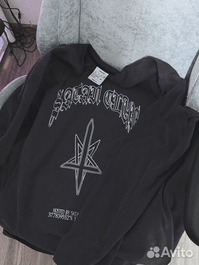XL и L лонгслив satan club (cmh vsrap)