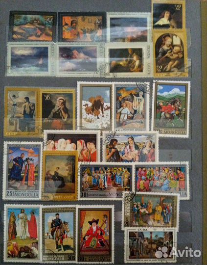 Альбом с советскими марками