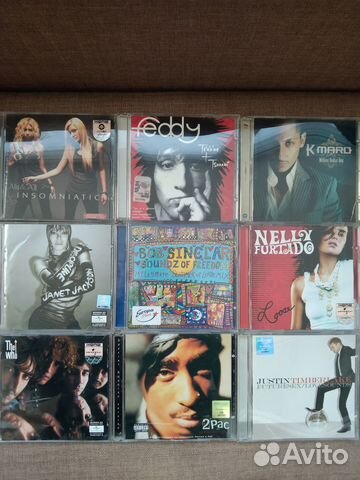 Только CD диски различных зарубежных исполнителей