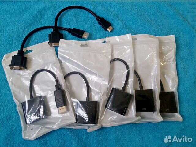 Переходники с hdmi на VGA, все новые