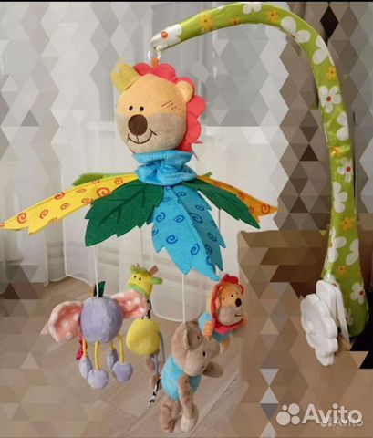 Мобиль мягкий на кроватку