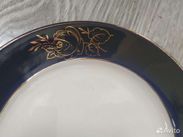 Тарелка кобальт