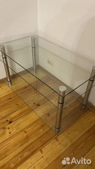 Стеклянная тумба под тв телевизор