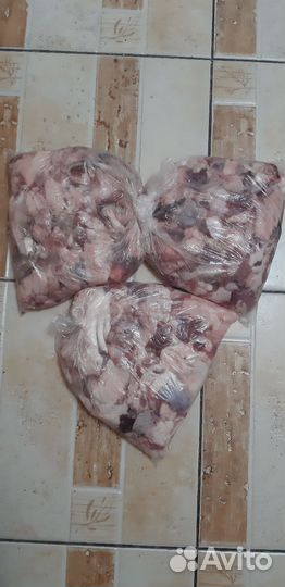 Мясные обрезки для животных